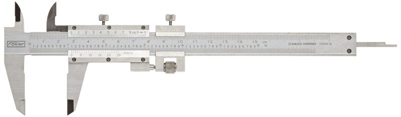 Fowler 52-058-016-0, Vernier Caliper with 0-6"/150mm Measuring Range - Image 1