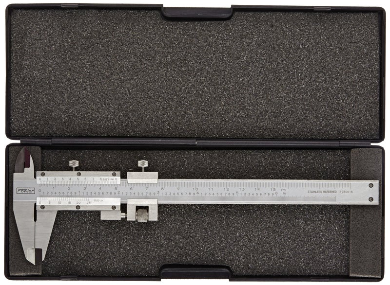 Fowler 52-058-016-0, Vernier Caliper with 0-6"/150mm Measuring Range - Image 2