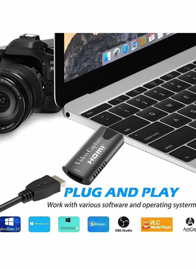 Generic - 4K HDMI Video Capture Card, HDMI to USB 3.0 Record Capture Device, 1080P 60FPS Record Capture Device Adapter - Image 1