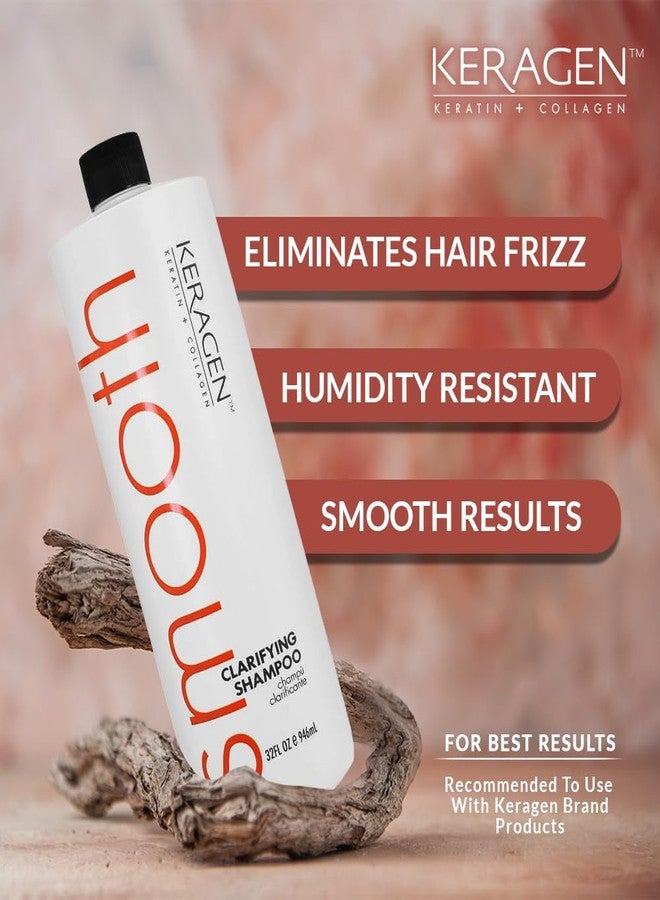 Keragen - Clarifying Shampoo with Keratin and Collagen, All Hair Types, 32 Oz - Deep Cleansing, Purifying, Refresh and Reset Damaged, Color Treated Hair, Removes Buildup and Residue from Scalp - Image 3