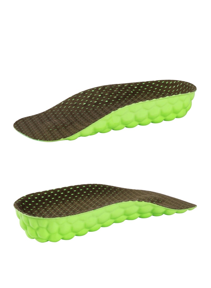 Zikra 2 Pairs of Comfortable Heel Cup Insoles for Height Increase & Arch Support - Soft Foam Inserts for Men & Women, 2.5cm Lift - Image 1