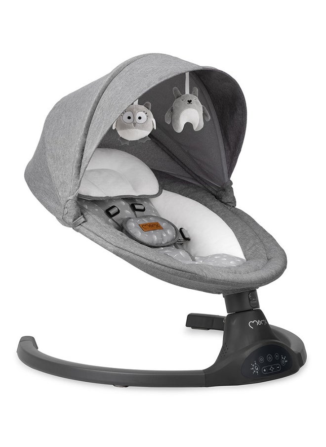 Momi - KENANI Electric Baby Bouncer for Infants, Kids up to 9 kg with Anti-slip pad, Lightweight, Bluetooth Features Connect with Smartphone, Insect Net - Image 1