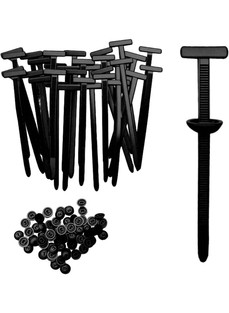 Nylon Universal Cable Tie Buckle, Cable Tie Buckle Zip Tie, Zip Tie Style Clip, Zip Ties Clips Automotive for Car Fender and Daily Automotive Repair (20pcs) - Image 1