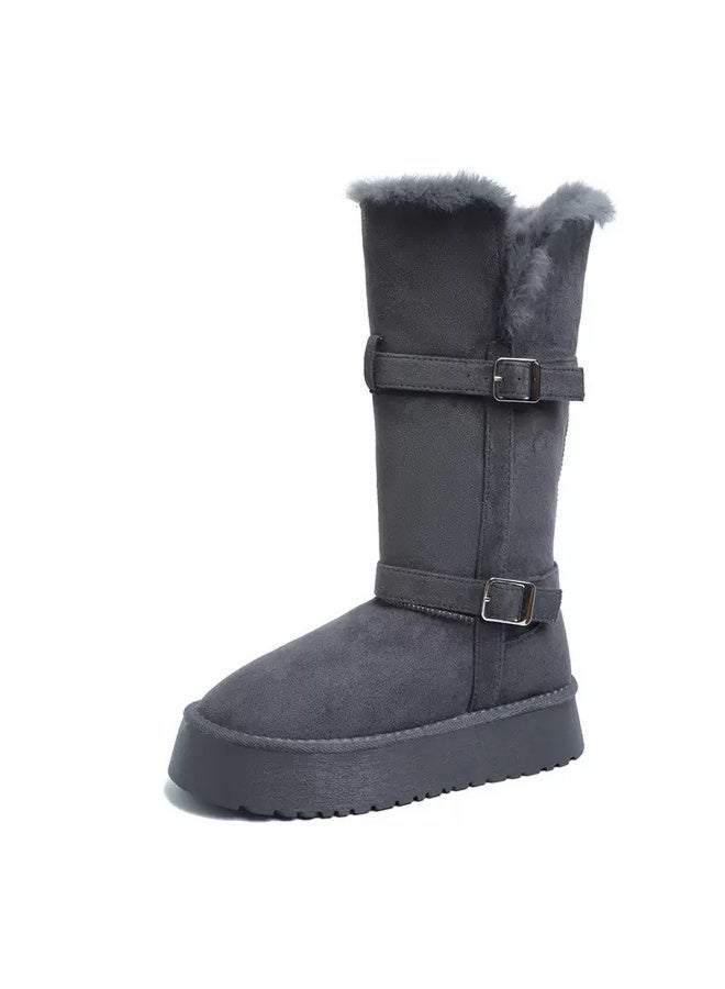 Beauenty Women's platform snow boots for winter - Image 1