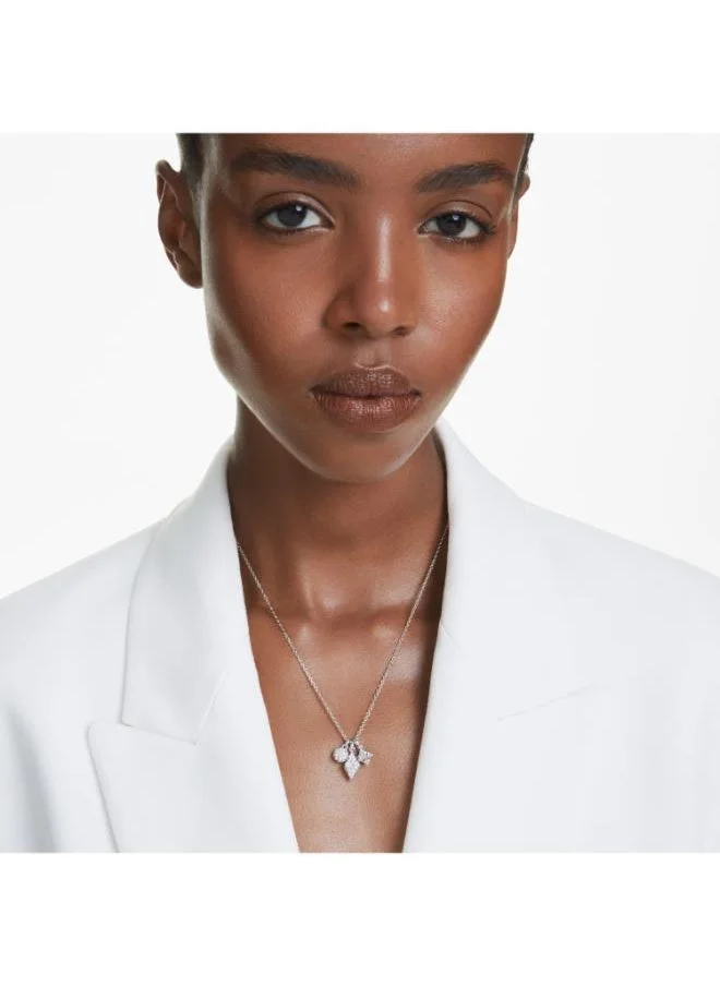 سواروفسكي Dextera Drop Detail Long Necklace