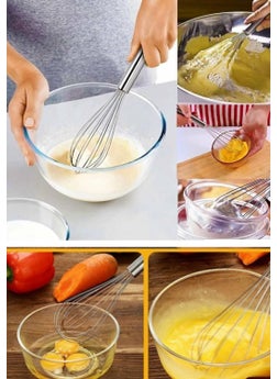 Afili Home Small 21.5 cm Metal Wire Beater - Egg Beater - Whisk  - Image 3