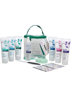 Gena Pedi Pak Intro Kit Pedicure Kit With 7 Full Size Pedi Items In A Tote  - Image 1