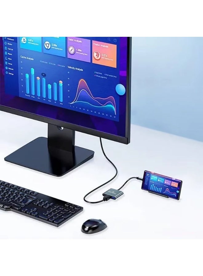 SMART SOURCE 3-in-1 USB-C Hub with 4K HDMI, USB 3.0 & 100W PD Charging – Aluminum Multiport Docking Station Compatible With  MacBook Pro/Air, Dell XPS, HP, Lenovo, Chromebook, iPad-Pro, Mobile Phones & More - Image 5