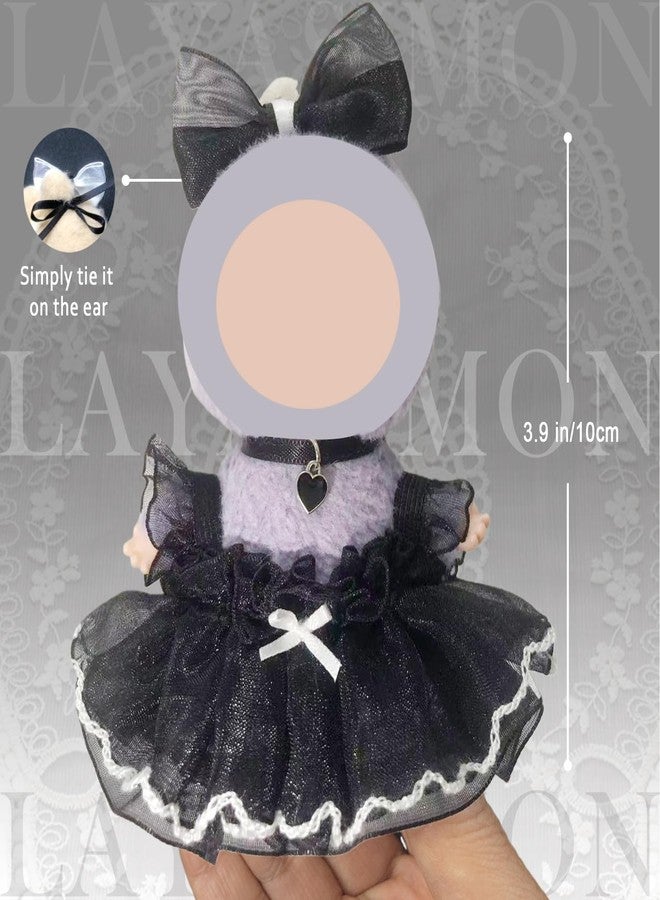 LAYASIMON 2 Set Clothes for 3.9 inch / 10cm Dolls (Without Dolls) - Suitable for 4.0.Sets and Accessories, Suitable for Collectors and As Gifts. (Style 3) - Image 3