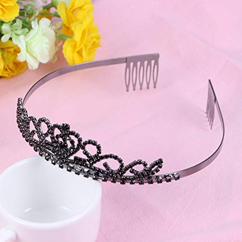 1st Choice Bridal Tiara - Wedding Bridal Crown Rhinestone Hair Barrettes - Image 5