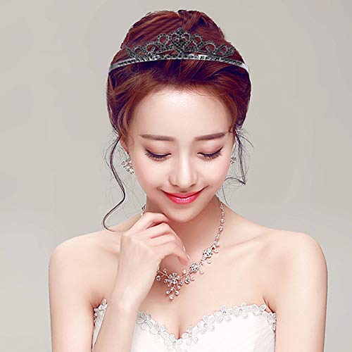 1st Choice Bridal Tiara - Wedding Bridal Crown Rhinestone Hair Barrettes - Image 3