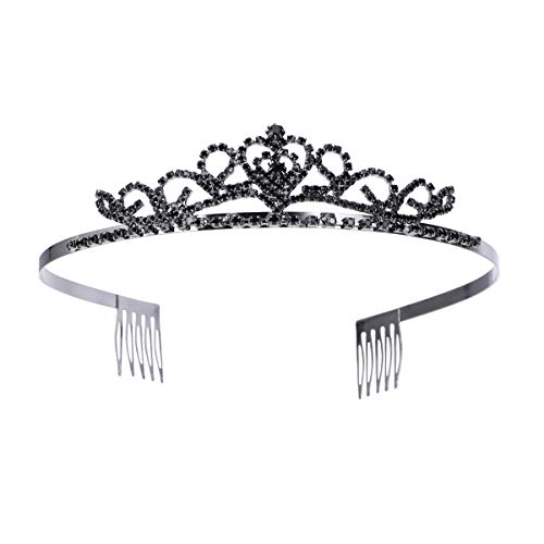 1st Choice Bridal Tiara - Wedding Bridal Crown Rhinestone Hair Barrettes - Image 1