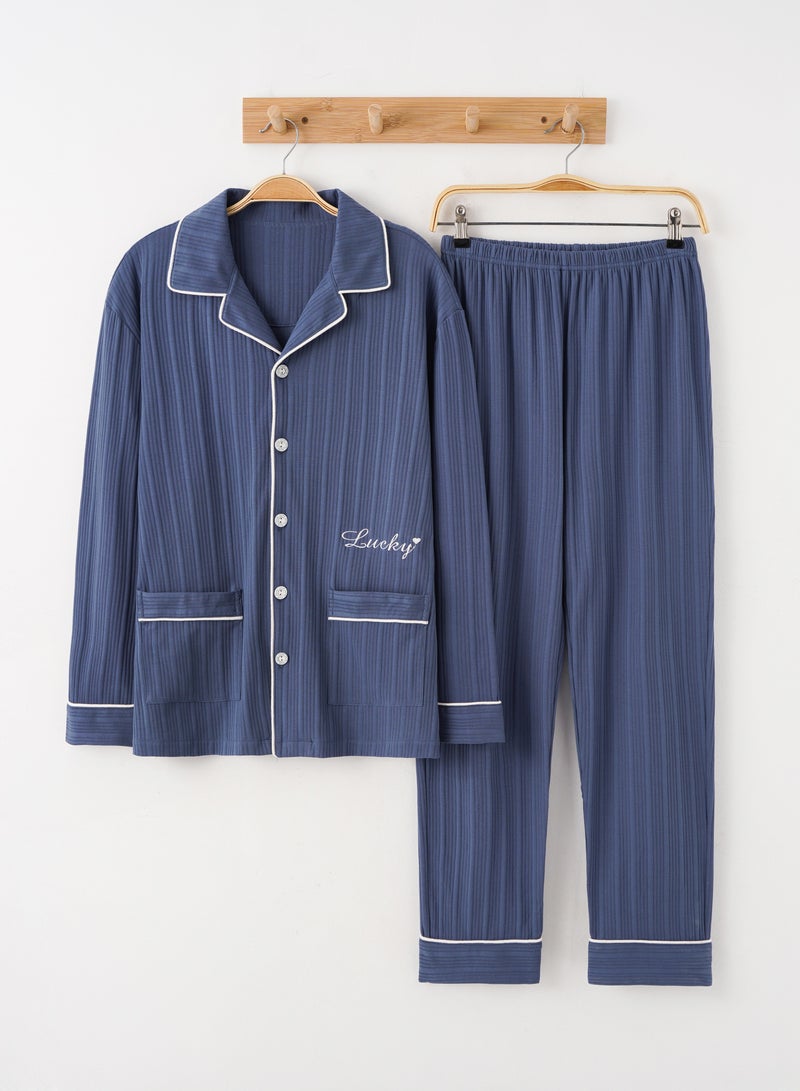 2-Piece Striped Pyjama Set (Male)  - Image 1