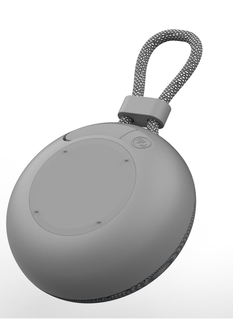 GRABIT - G-DOT 5W Bluetooth Speaker Compact & Powerful Enjoy clear sound with deep bass from the 52mm driver and diaphragm, powered by Bluetooth 5.3 for seamless connectivity. The 1200mAh battery provides 3-4 hours of playtime with fast 3-4 hour charging. Lightweight (300g) and compact (107×107×53mm), perfect for home, office, and travel. Compatible with iPhone, Samsung, OnePlus, Xiaomi, Huawei, Google Pixel, iPads, MacBooks, and more. - Image 1