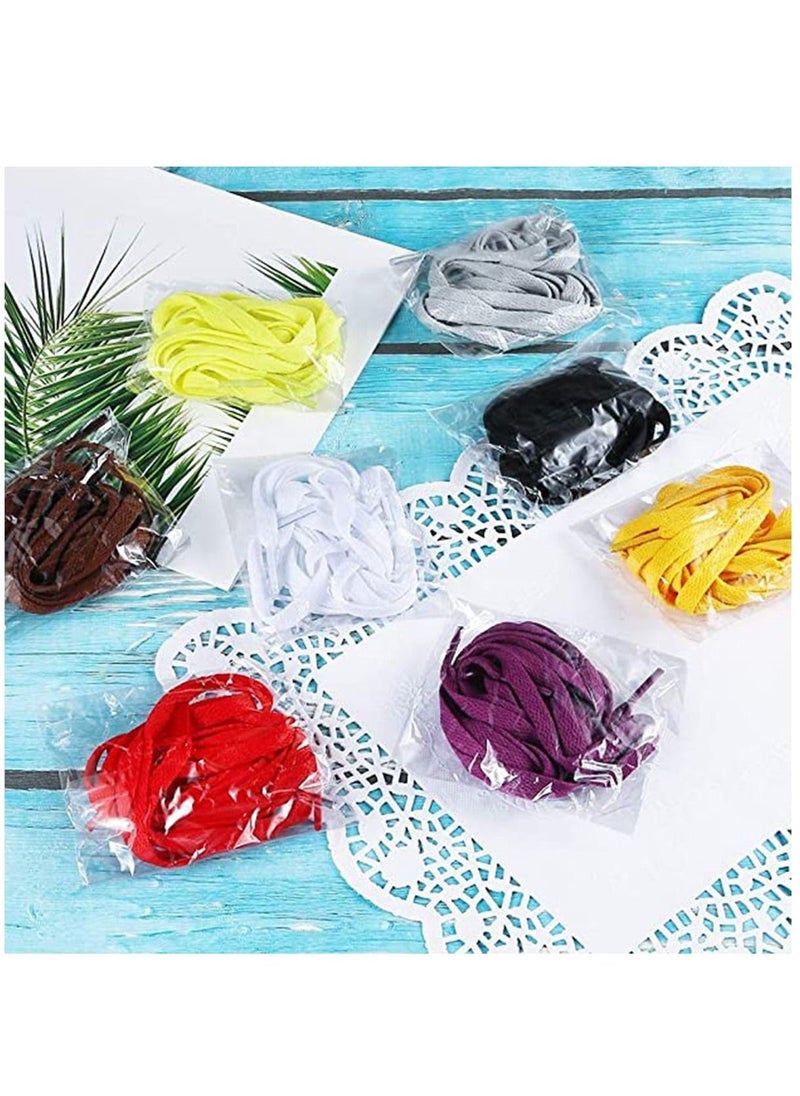 Shoes Lace, Flat Colored Shoelaces, 24 Pairs - Image 4