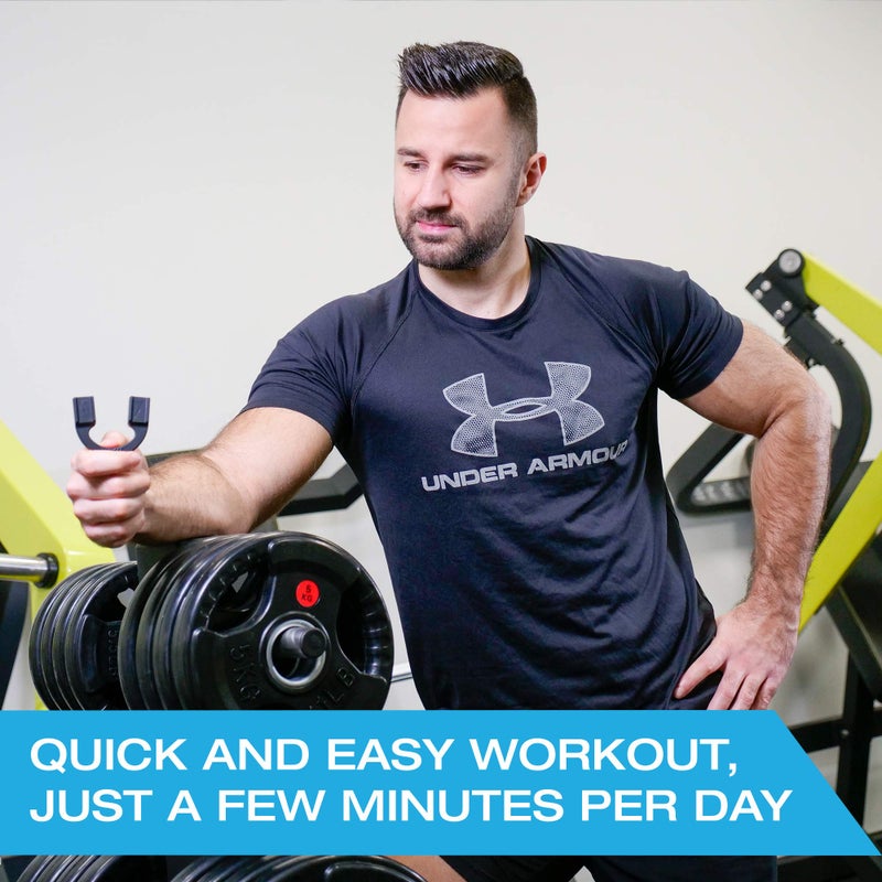 Tilcare Jawline Exerciser by Tilcare - Jaw Exerciser for Men and Women that helps to workout your Jaw, Neck and tone your face with exercise - Face Slimmer that will chisel your Jawline - Elite Level 70lb - Image 5