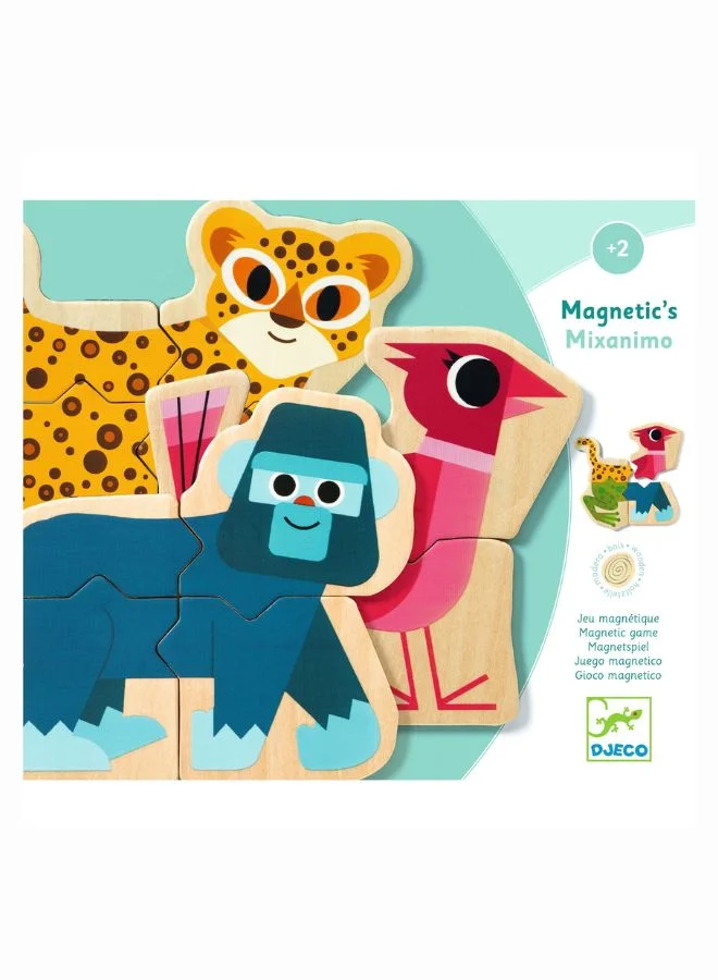 DJECO Mixanimo Magnetic Puzzle Game