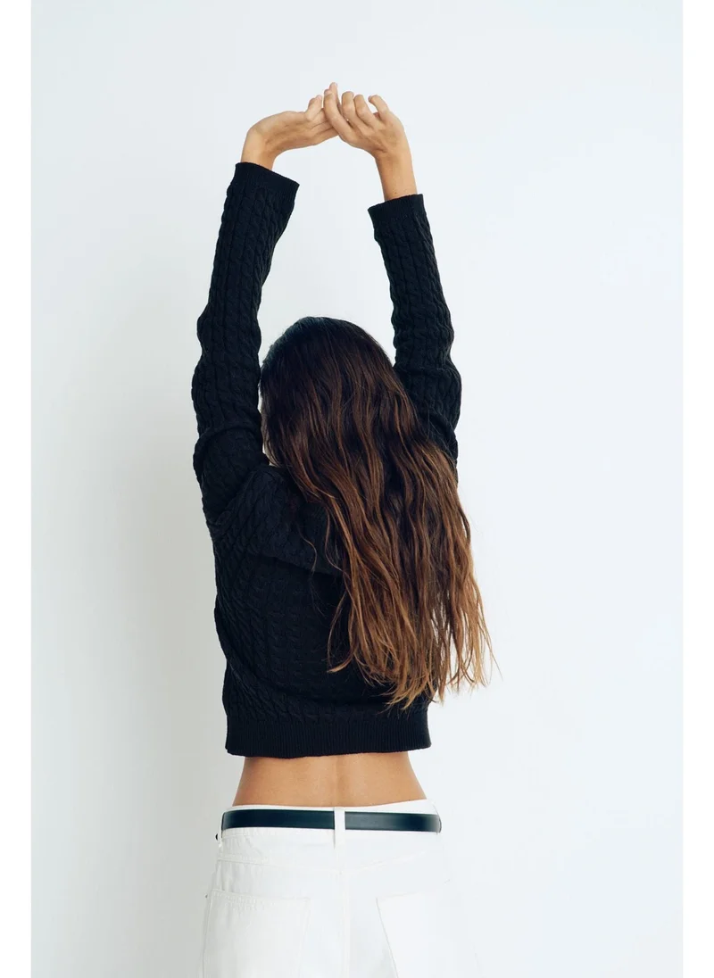 H&M Cable-knit cardigan