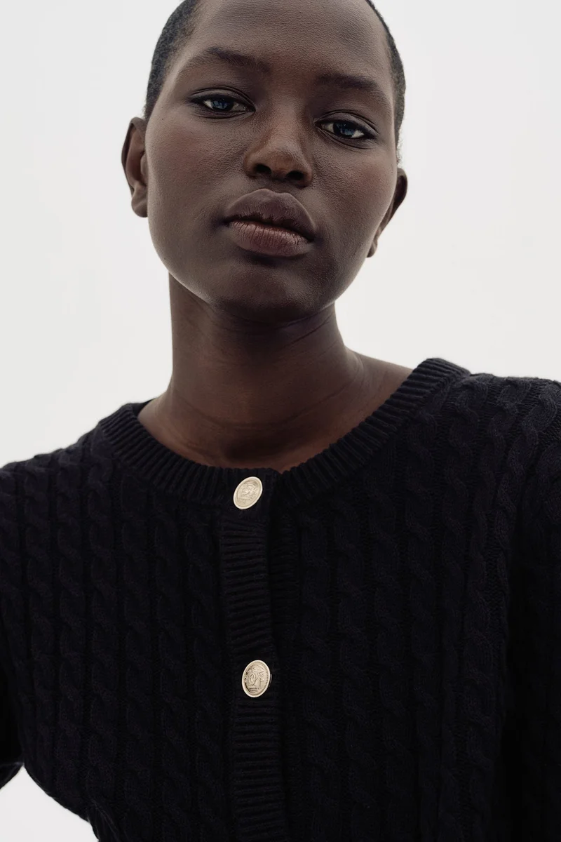 H&M Cable-knit cardigan