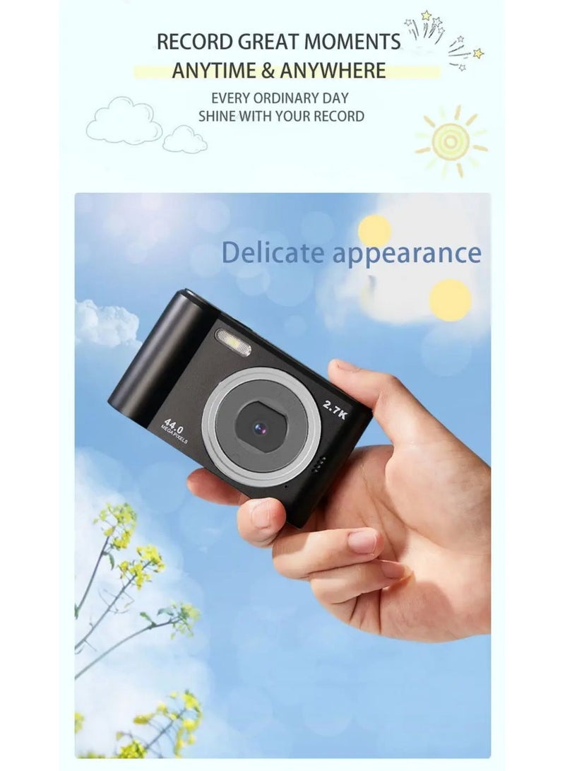 Generic Digital Camera Autofocus Camera for Kid Camcorder with 8x Zoom Compact Cameras 1080P Cameras for Beginner Photography (Black)  - Image 2