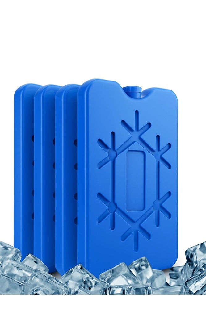 بيلسبيري 4 عبوات من علب الثلج في صندوق الغداء - أكياس فريزر رفيعة قابلة لإعادة الاستخدام للحفاظ على الطعام طازجًا وباردًا - Image 1