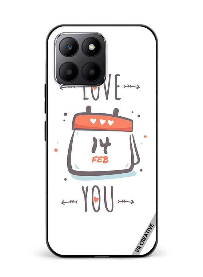 VR CREATIVE Protective Case Cover For Honor 70 Lite I Love You Design Multicolour - Image 1