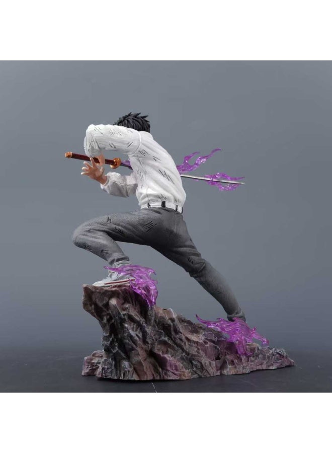 HALAMODO Jujutsu Kaisen 21cm Yuta Okkotsu Dual Headsculpt Figure - Switch Between Calm and Cursed Spirit Poses, Desk Centerpiece and Stylish Birthday Gift - Image 3