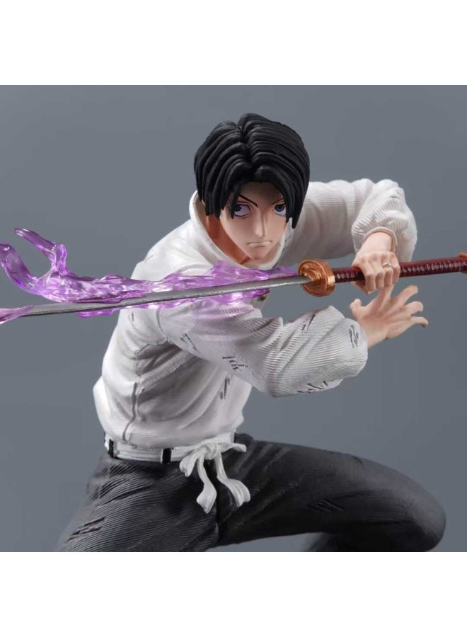 HALAMODO Jujutsu Kaisen 21cm Yuta Okkotsu Dual Headsculpt Figure - Switch Between Calm and Cursed Spirit Poses, Desk Centerpiece and Stylish Birthday Gift - Image 1