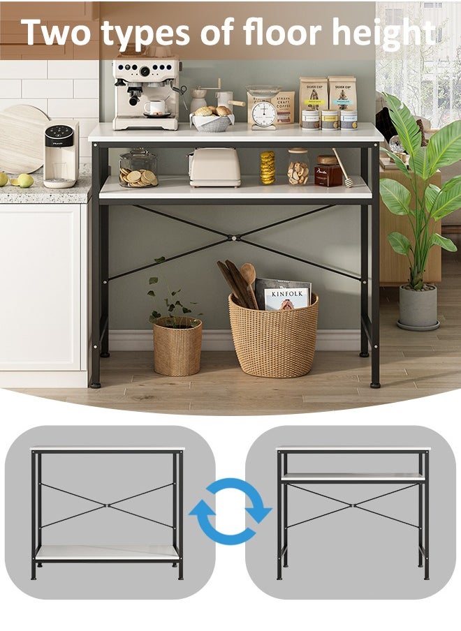 Harlan - Console Table, 2 Tier Entryway Table, Narrow Sofa Table for Living Room, Hallway, Foyer,Entrance, Bedroom. - Image 1