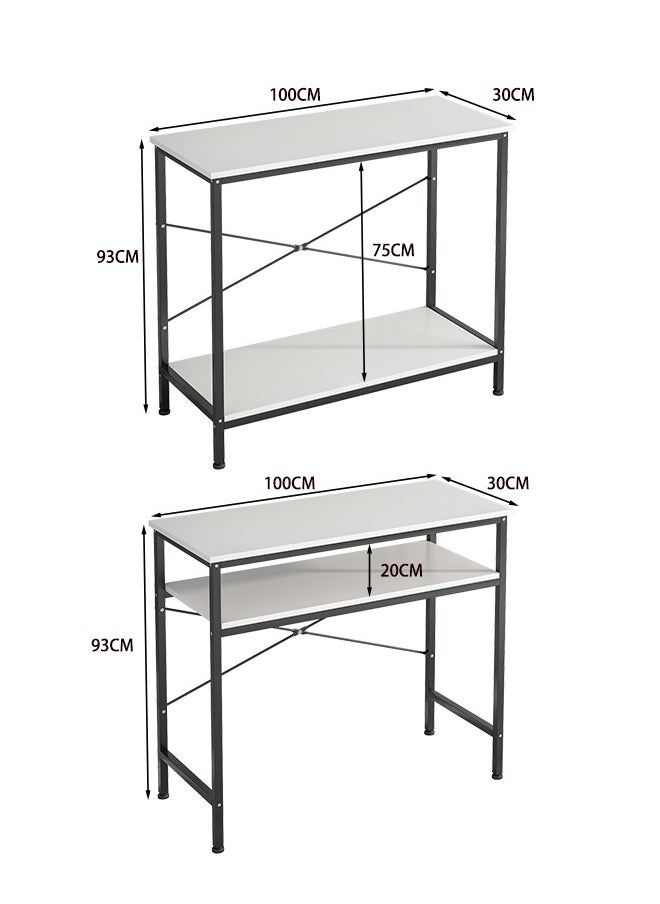 Harlan - Console Table, 2 Tier Entryway Table, Narrow Sofa Table for Living Room, Hallway, Foyer,Entrance, Bedroom. - Image 1
