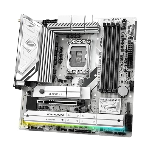 ASRock B860M Steel Legend WiFi 6E B860 LGA1851 Intel Core Ultra DDR5 8666 MHz 256GB M.2 Micro ATX Motherboard Thunderbolt SATA3 6.0 Gb/s PCIe 5.0 - Image 3
