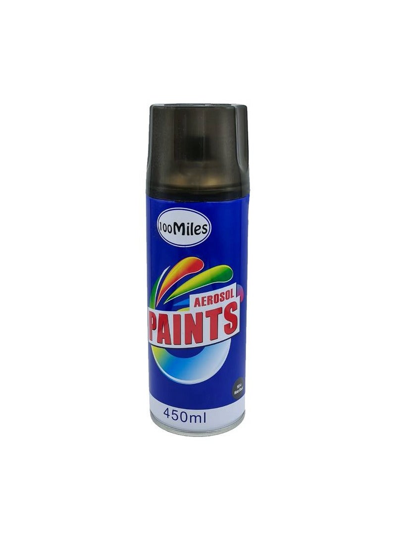 100Miles 100 Miles Black Spray Paint 450ml  Achieve Professional-Quality Finish - Image 2
