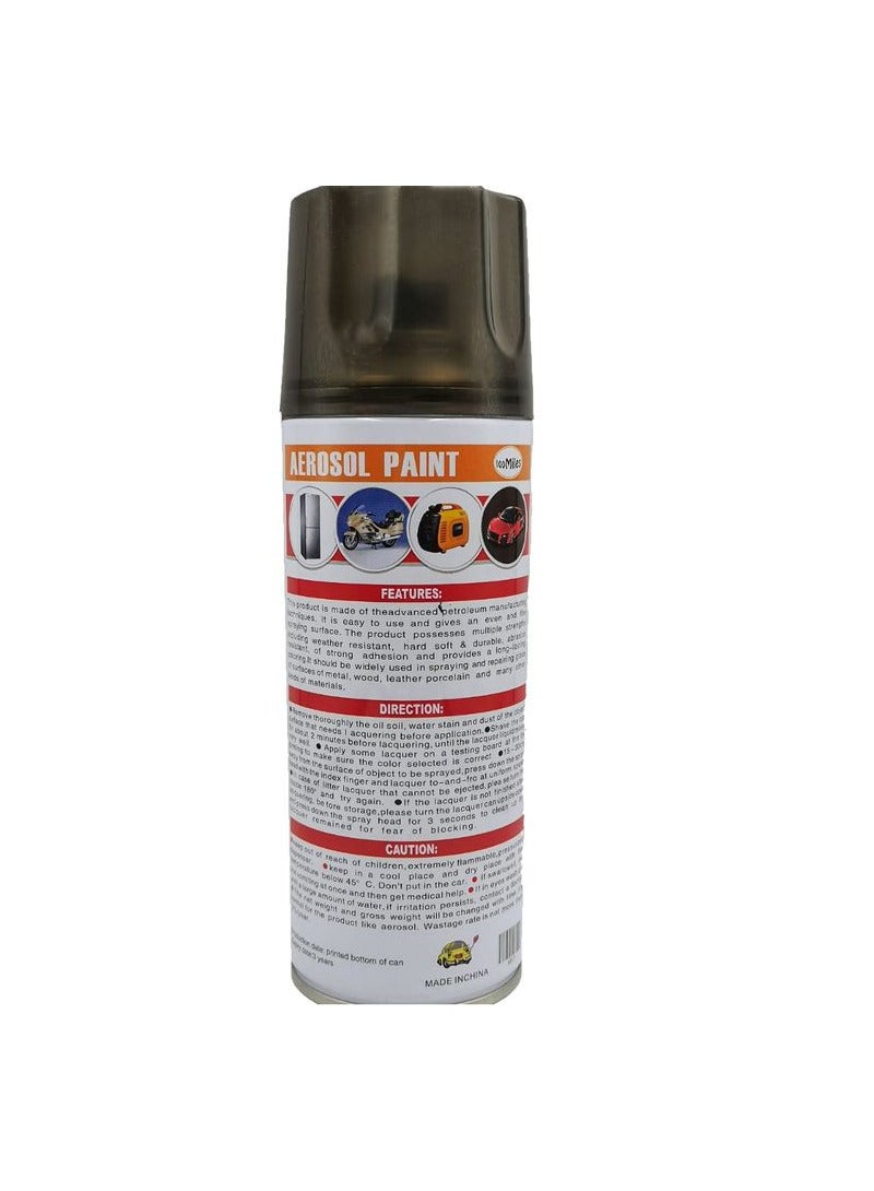 100Miles 100 Miles Black Spray Paint 450ml  Achieve Professional-Quality Finish - Image 3