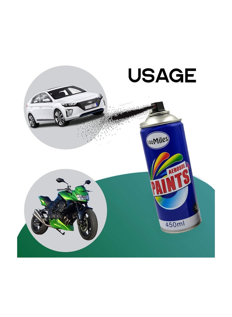 100Miles 100 Miles Black Spray Paint 450ml  Achieve Professional-Quality Finish - Image 5