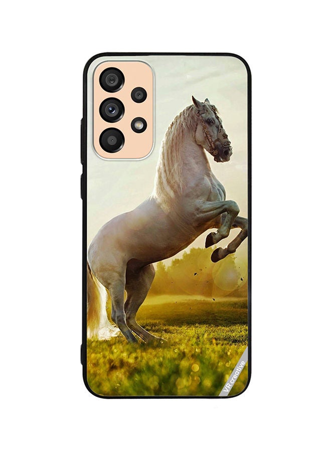 VR CREATIVE Protective Case Cover For Samsung Galaxy A73 5G Horse Stance Design Multicolour - Image 1