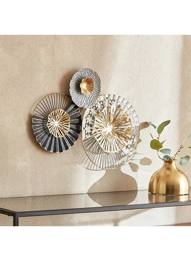 Home Box Ema Metal Wall Decor 52x40x6 cm