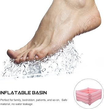 Healeved Bucket for Soaking Feet 1Pcs Folding Water Bucket Portable Travel Foot Bath Tub Foot Basin Soaking Feet for Home Travel Foot Spa and Camping Washing Foot Bath Bowl Random Colours - Image 5