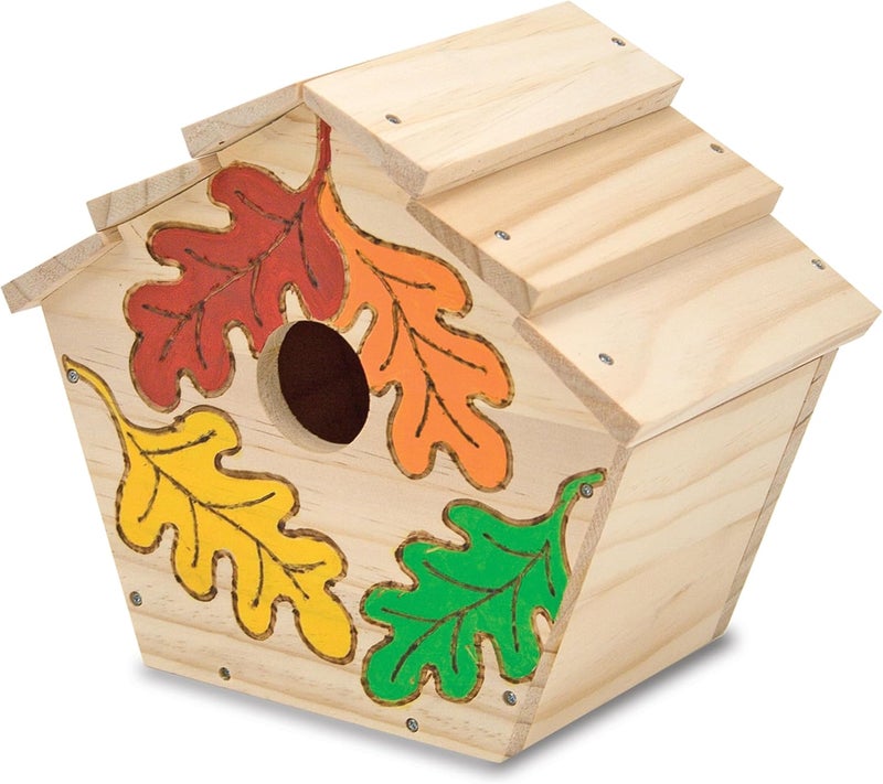 Melissa & Doug Build-Your-Own Wooden Birdhouse Craft Kit - Image 5