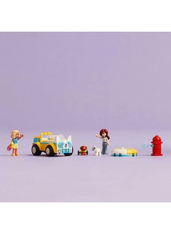 LEGO Friends Dog-Grooming Car, Vehicle Playset, Animal And Nature Pretend Play Toy For Kids, 2 Mini-Doll Characters And 2 Dog Figures For Girls And Boys Aged 4 Years And Over 42635 (60 Pieces)  - Image 5