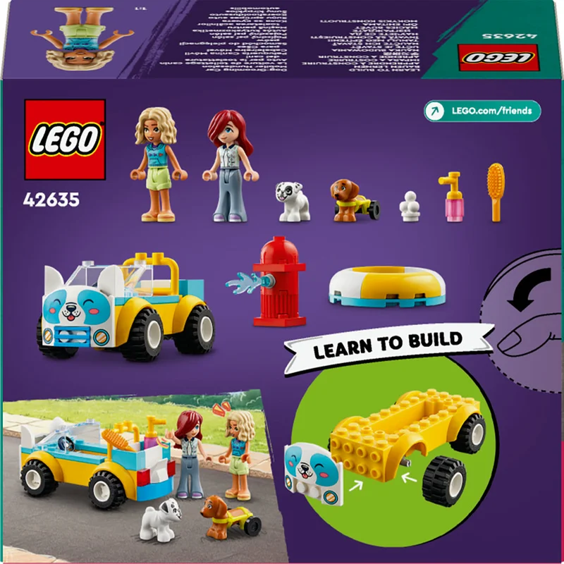 LEGO Friends Dog-Grooming Car, Vehicle Playset 42635 (60) Pieces
