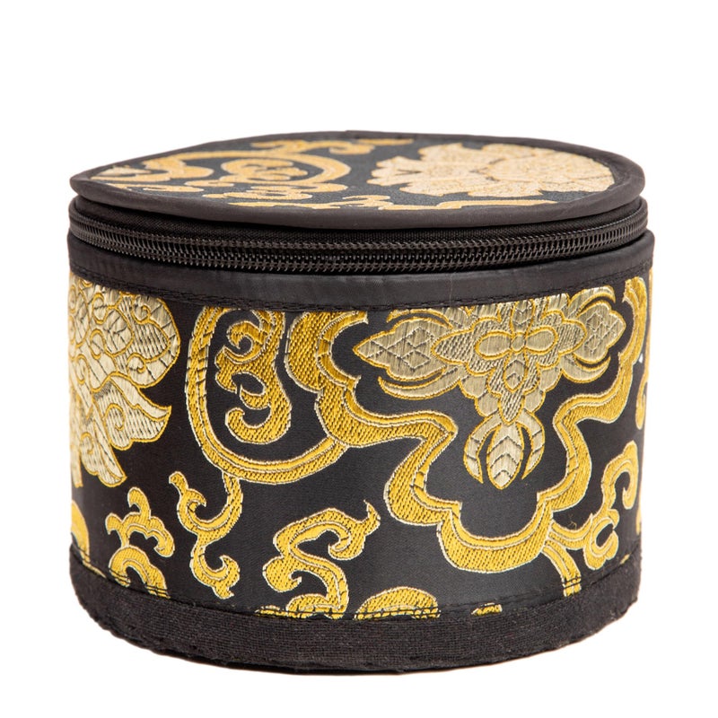 HIMALAYAN BAZAAR Tibetan Singing Bowl Set - 4" Easy To Play Authentic Handmade For Meditation Sound 7 Chakra Healing By HIMALAYAN BAZAAR (Black with Box, 4") - Image 3