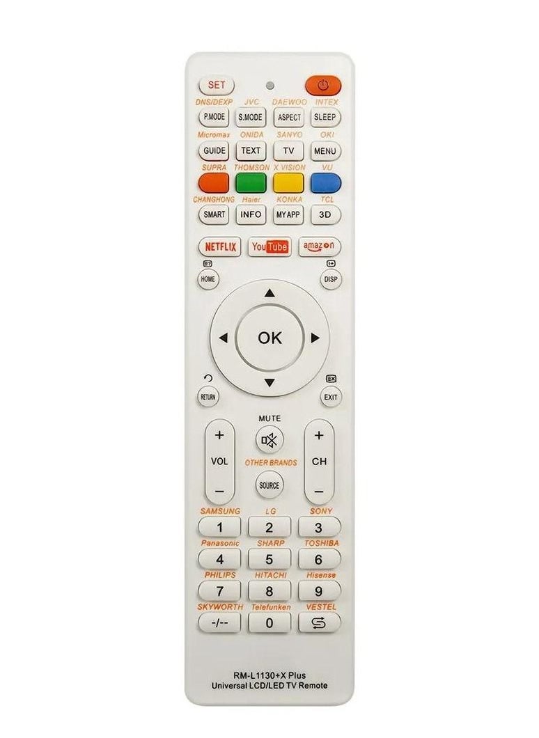 هذا الريموت شامل يعمل على التلفزيونات القديمة وشاشات LCD & LED والبلازماوطريقة برمجة الريموت سهلة للغاية ويوجدشرح في اليتوب
