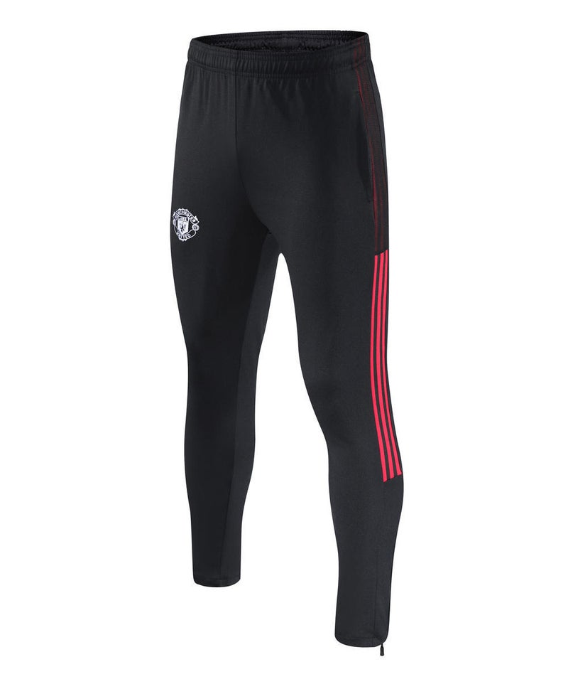 Manchester United Black Home Black Half Zip Long Sleeve Football Training Suit Suit Light Board Adult Sportswear Outfit - Image 1