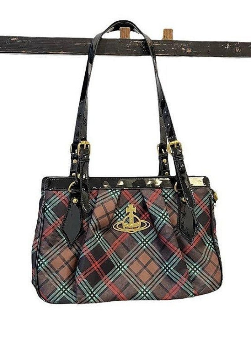 فيفيان ويستوود حقيبة حمل منقوشة تحت الإبط - Image 1