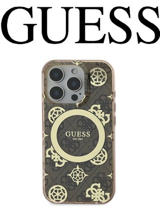 iPhone 16 Pro Max Case, supports wireless charging MagSafe, transparent Golden-Brown with original logo and approved design from the global brand Guess. From CG Mobile. - pzsku/ZE16A4E8FC449B6618B04Z/45/1746216857/b4b1830f-c1d2-494d-8897-242075bd00c5