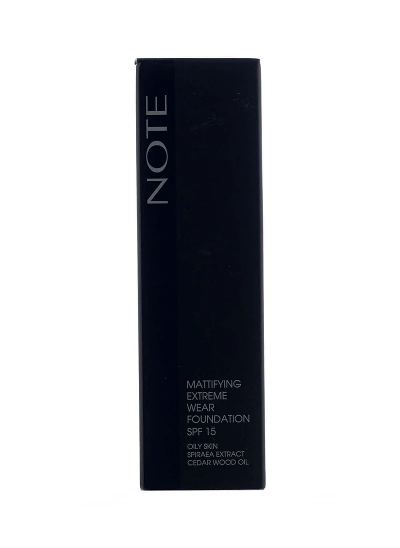 نوت Note Mattifying Extreme Wear  Foundation  07 Pump - Apricot