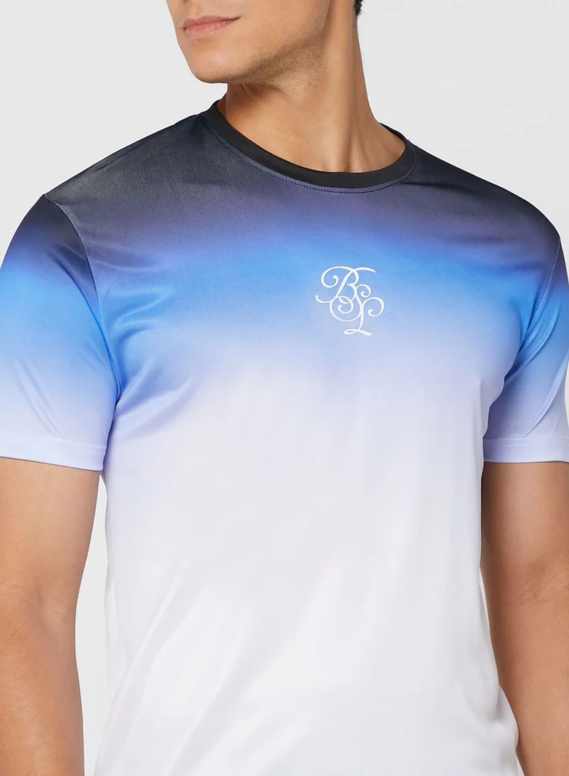 BRAVE SOUL Ombre Faded T Shirt