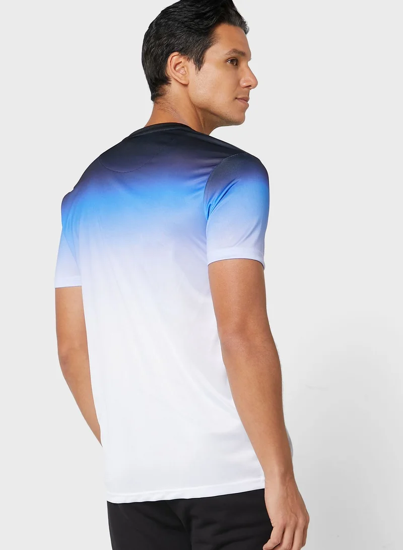 BRAVE SOUL Ombre Faded T Shirt