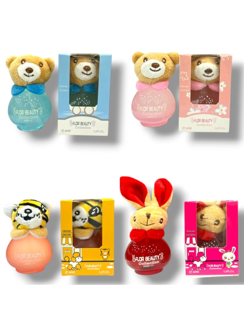 FLOR BEAUTY Children's perfume set, 4 pieces, 50 ml