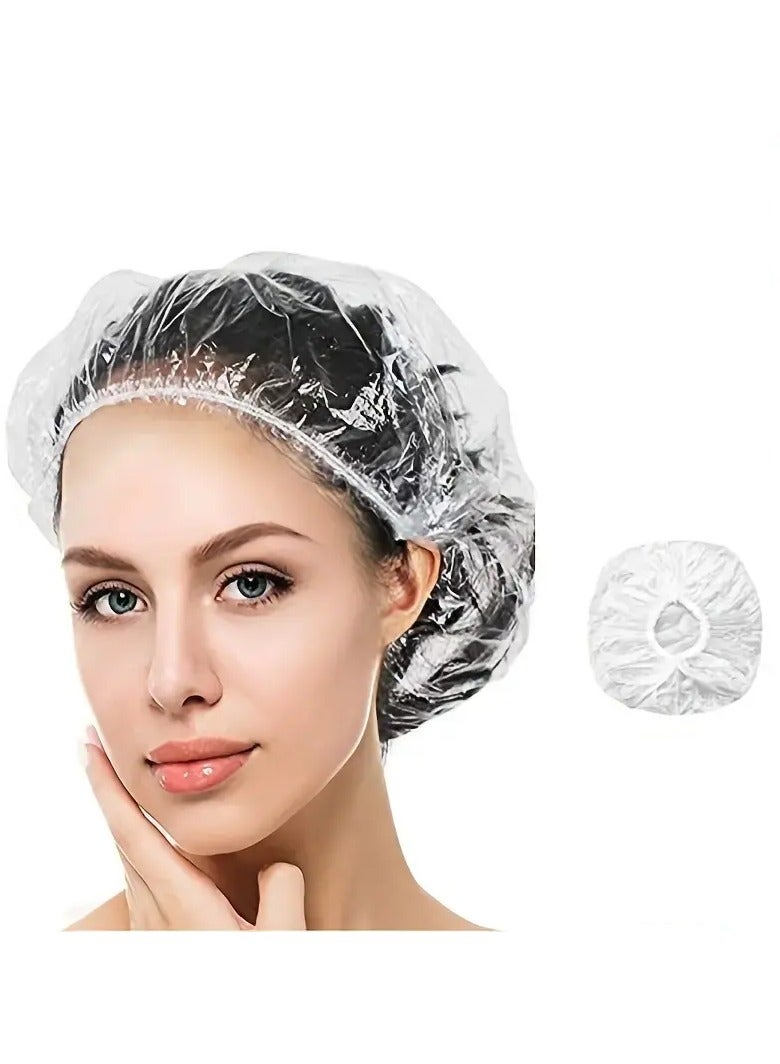 100-Piece Shower Cap Set Clear  - Image 2